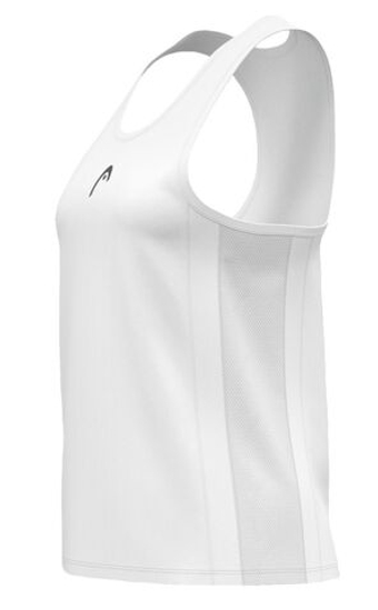 Женский топ теннисный Head Club 25 Tech Tank - белый
