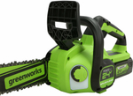 Цепная пила аккумуляторная GREENWORKS GD24CS30 24В,3/8-1,1-45,30см,б/щ,без АКБ и ЗУ (2007007)
