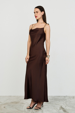 Платье- комбинация с открытой спиной