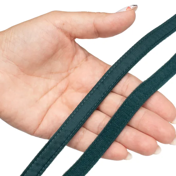 Ворсовая тесьма для корсетных пластин изумруд (цв. 1994), Arta-F