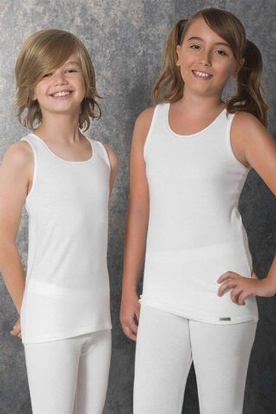 Детская термомайка унисекс (Размер: 6-8) (Цвет: бежевый)