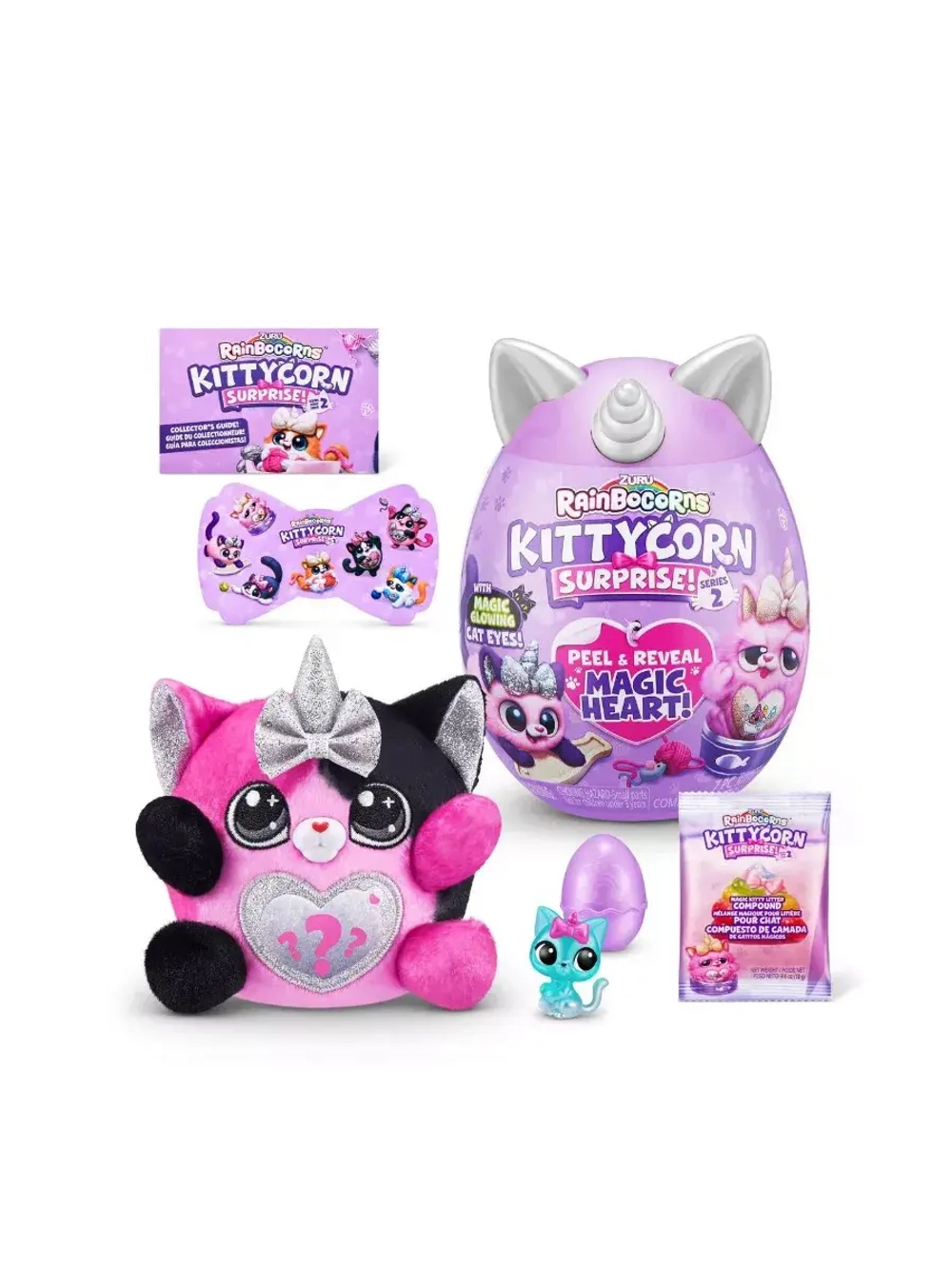 Мягкая игрушка сюрприз яйцо Rainbocorns Kittycorn Surprise 2