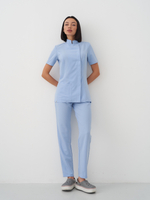 Блуза женская м222 liberty комфорт голубой034