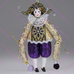 Ёлочная игрушка Клоун Солдатик