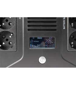 SMARTWATT линейно-интерактивный, 1000/600 ВА/Вт, напольный/настенный, LCD дисплей, Shuko CEE7/4 - 8 шт. (4 шт. с резервным питанием, 4 шт. - сетевой фильтр)