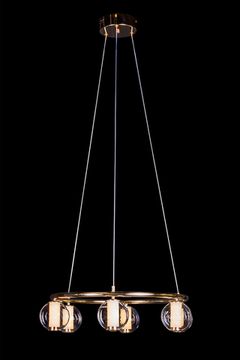 Подвесная люстра LED 40W 4000К LE7703/6 Gold золото Aurore Leon