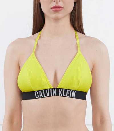 Топ бикини INTENSE POWER RIB-S Calvin Klein Swimwear - желтый(KW0KW01967)