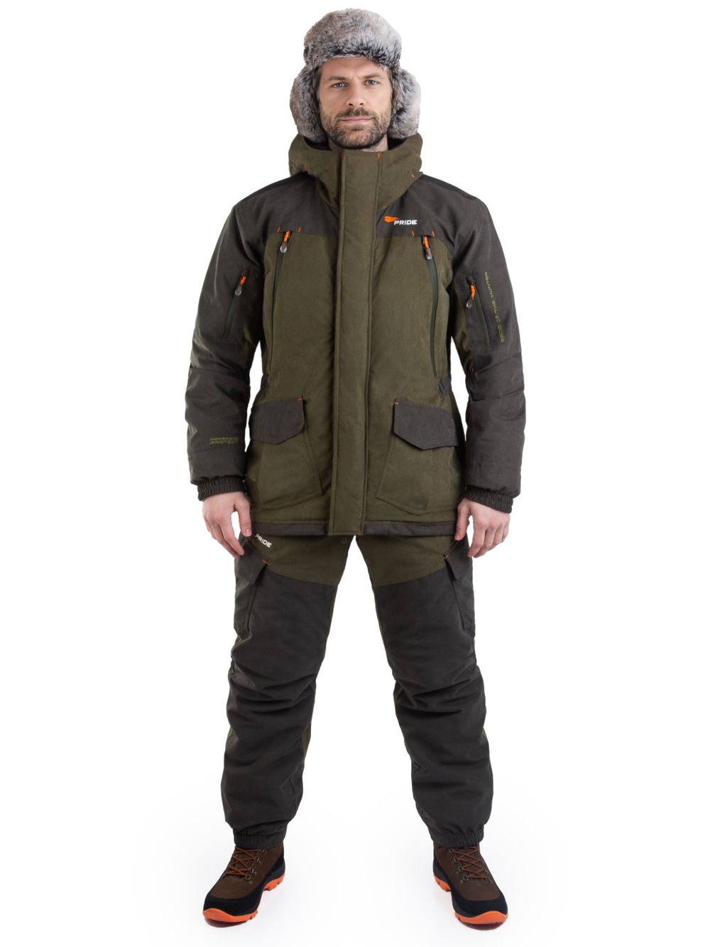 Костюм для охоты Магнум V2 до -15 (исландия, хаки) PRIDE