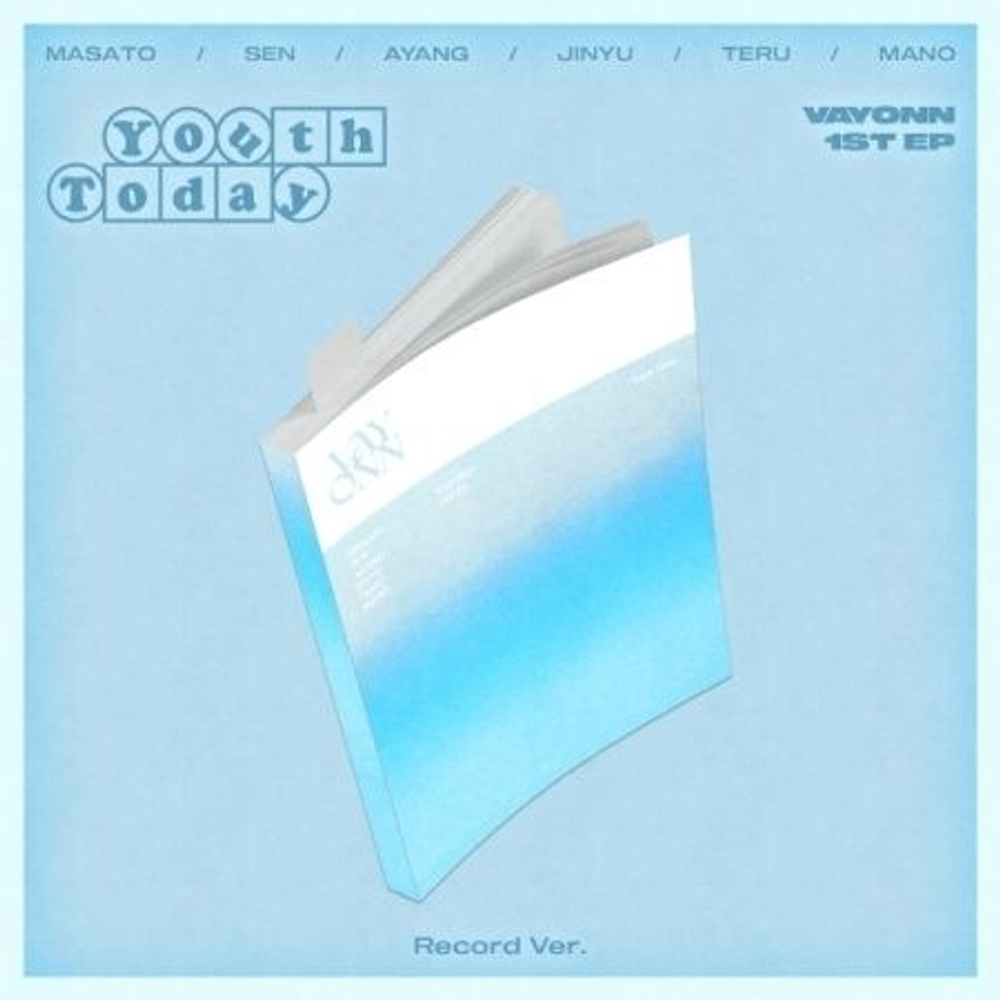 (ПРЕДЗАКАЗ) Альбом VAYONN - YOUTH TODAY 1st EP Album RECORD Version
