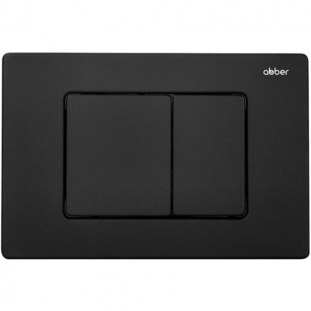 Клавиша смыва Abber AC0120MB Черная матовая