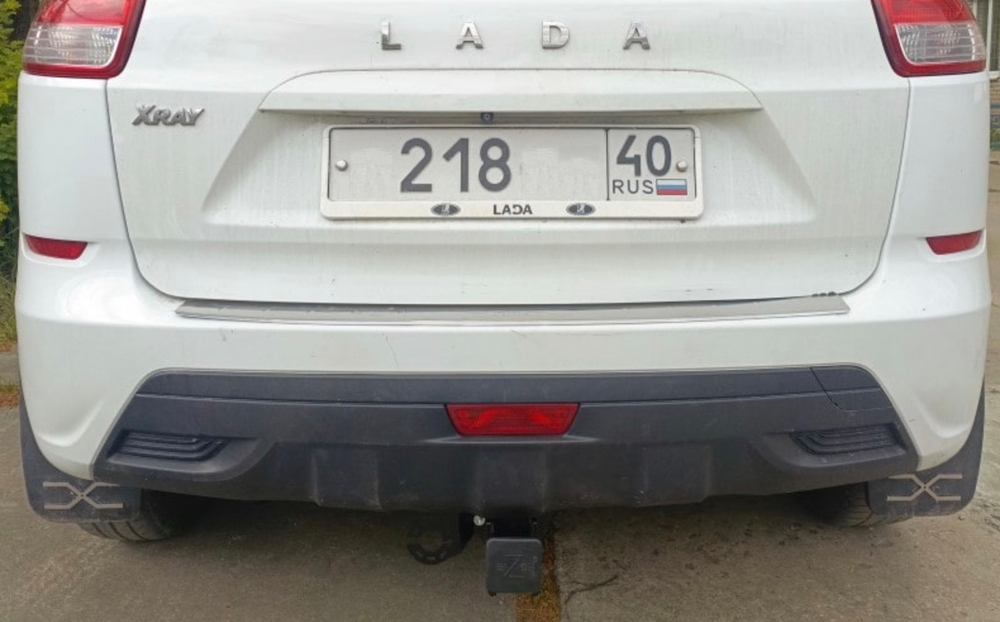 Фаркоп под квадрат для Lada XRAY(вкл. Кросс) 2016-, Бизон.FA 0690-E