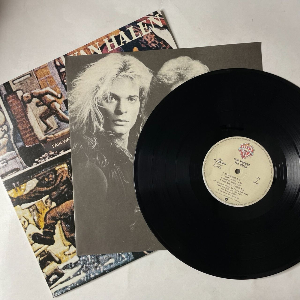Винтажная виниловая пластинка LP Van Halen Fair Warning (Japan 1981)(No Obi)