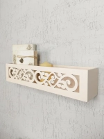 Полка настенная навесная 49*10*10 см