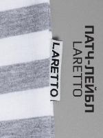 Футболка для девочки в серую полоску