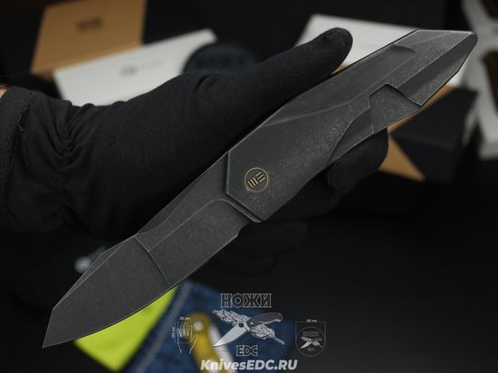 Нож складной WE Knife Solid WE22028-1 сталь клинка CPM-20CV, рукоять титан