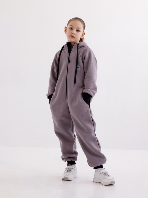 Комбинезон для девочки, модель №4, рост 134 см, серый