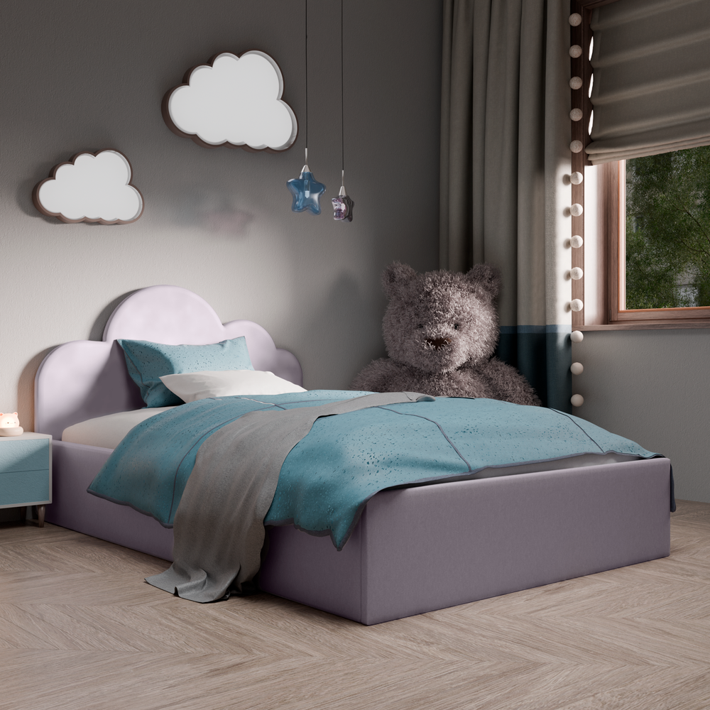 Кровать детская с подъемным механизмом Облако, 120х200