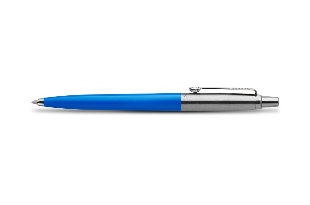 Подарочный набор: Шариковая ручка Parker Jotter Originals Blue Chrom CT, стержень: Mblue  и Ежедневник черный недатированный