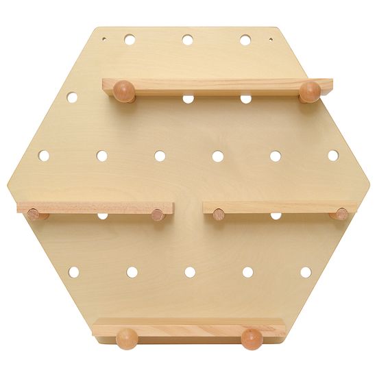 Пегборд shely, 43х50 см, светлое дерево