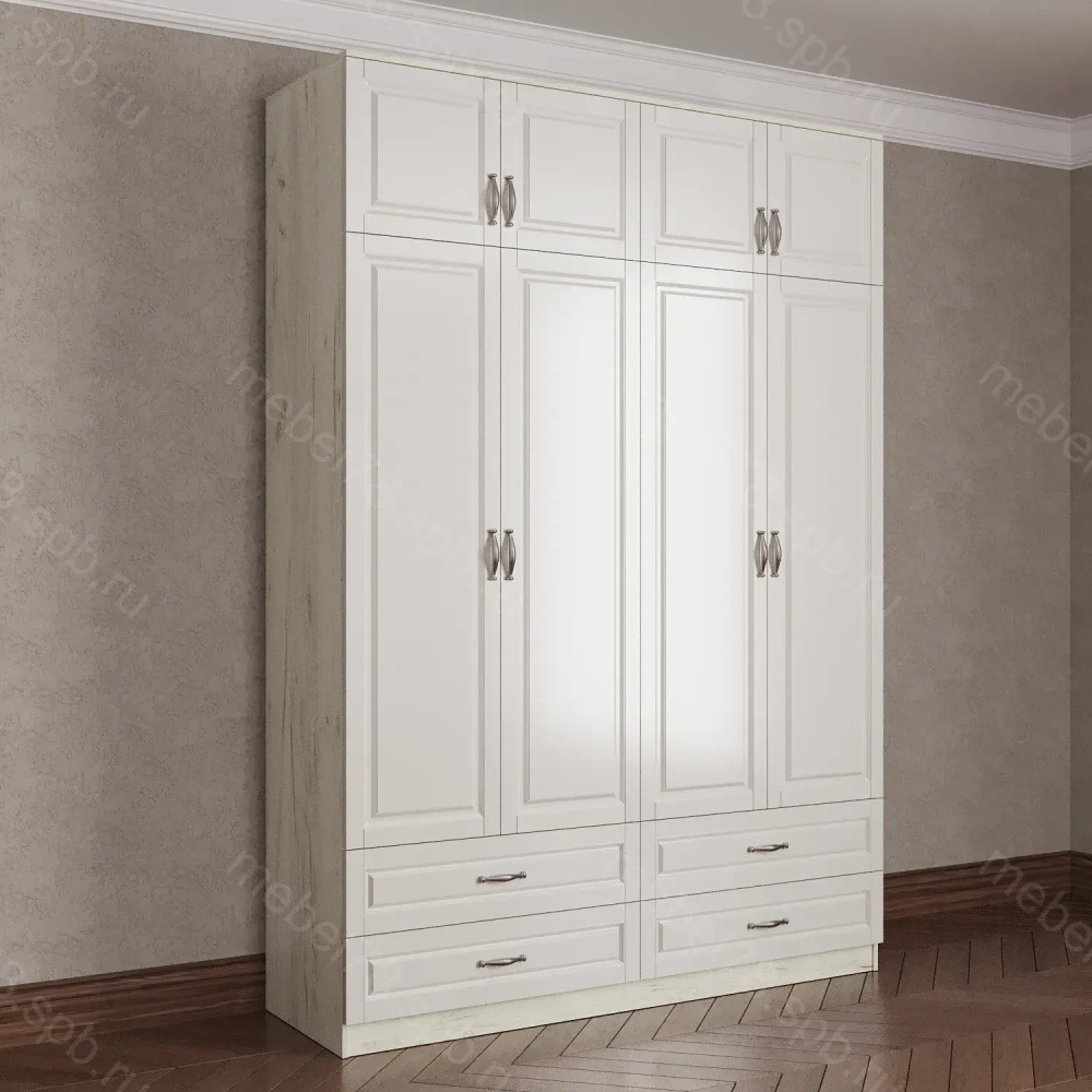 Шкаф распашной с антресолью 4/10