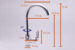 Смеситель для кухни Oute T48 T4813BC