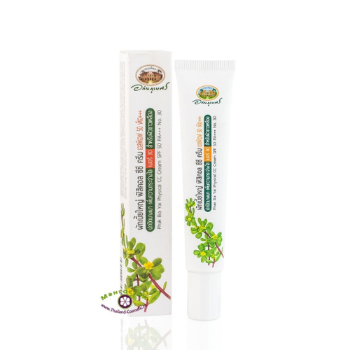 СС крем-основа №30 SPF 50 PA+++ (для кожи с бежевым подтоном) Phak Bia Yai Physical Cc Cream Spf 50 Pa++ No30 Abhaibhubejhr