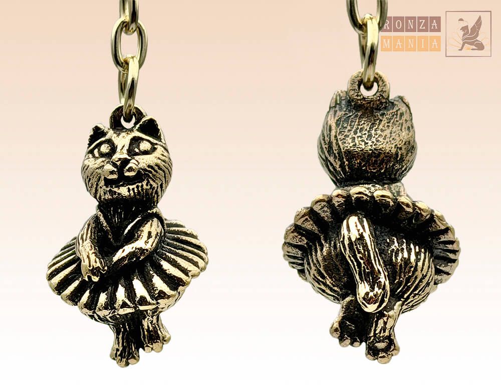 брелок Кошка Балерина
