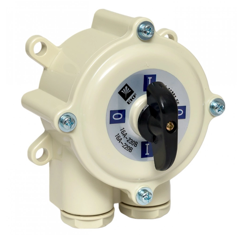Пакетный выключатель ПВ 1-16 М1 пл. IP56 pv-1-16-4 EKF PROxima