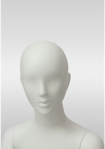 Женский сидячий абстрактный манекен Nika 6/Белый матовый