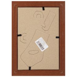 Фоторамка Image Art С22 МДФ универсальная 10х15 цвет красное дерево вставка прозрачный пластик | Image Art