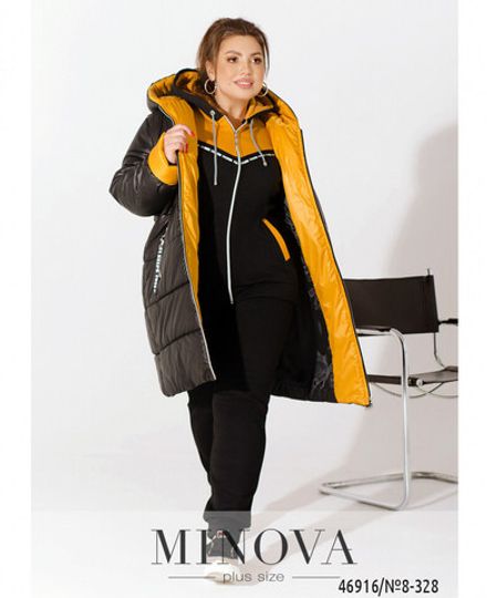 Куртка 8-328-чёрный Minova Фото 2