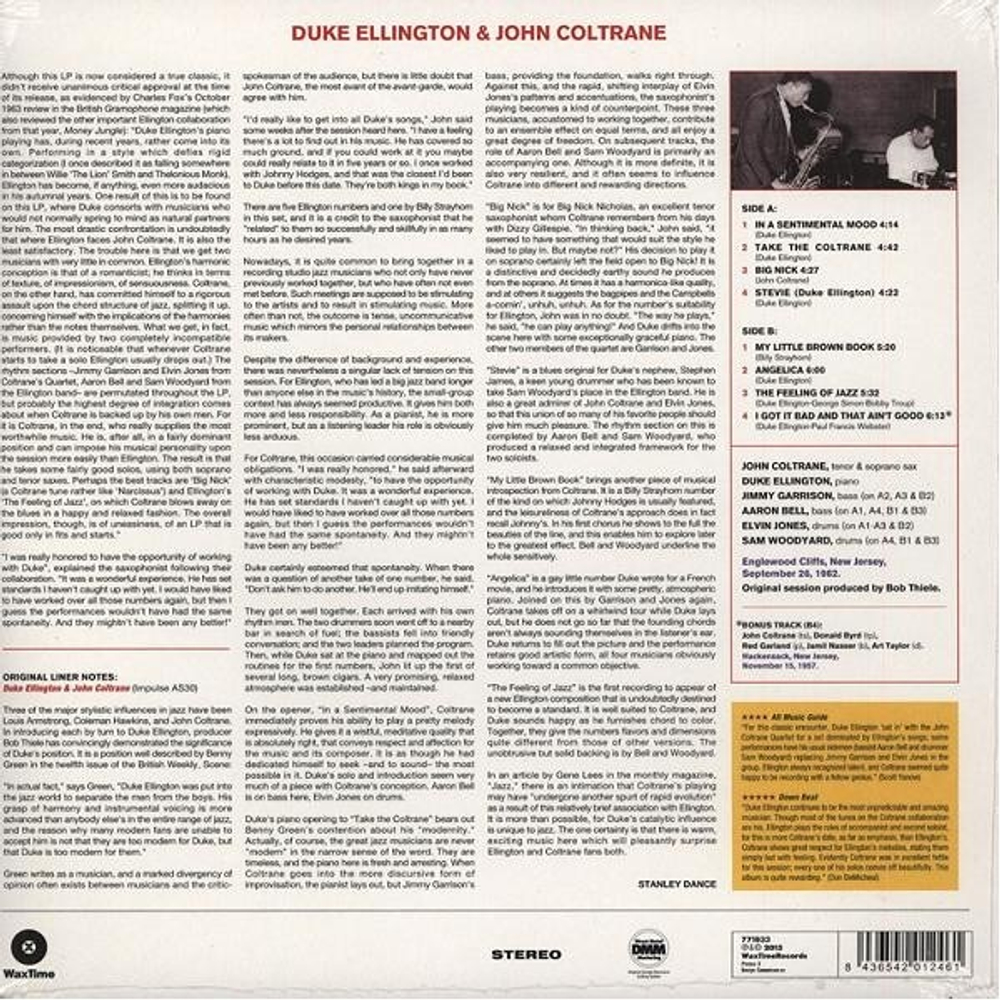 Duke Ellington & John Coltrane / Duke Ellington & John Coltrane (Limited Edition)(LP)