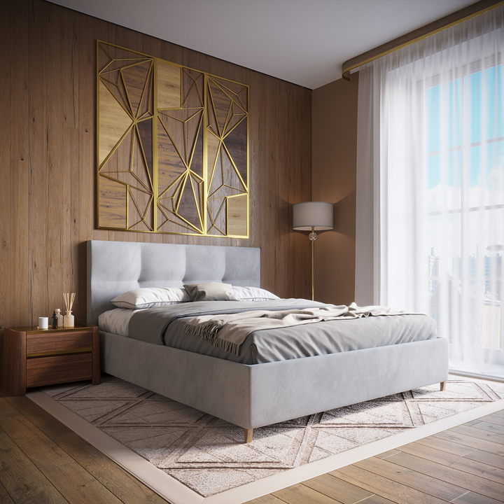 Двуспальная кровать с подъемным механизмом Оптима, 120х200