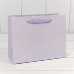 Пакет подарочный 23х18х10см Премиум "Элегант" (Сиреневый)