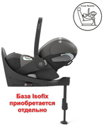 Коляска Cybex Coya Matt Black Frame Cloud T i-Size Mirage Grey Plus Leaf Green с дождевиком