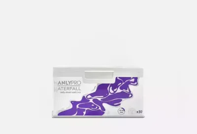 Набор масок для лица освежающих для увлажнения кожи лица ManlyPro Waterfall Daily Sheet Mask Box 30 шт.