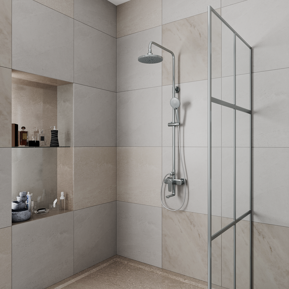 Душевая система DK Bayern.Furth DA1523701B18 хром