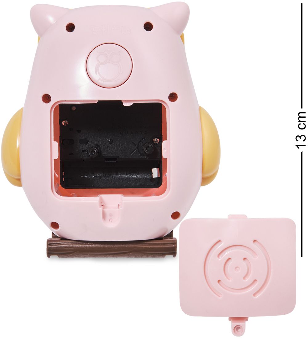 GAEM Art CL-61/2 Будильник «Сова» розовый