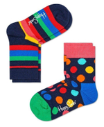 Детские носочки 2-pack Kids Stripe Sock (Размер: 12-24M) (Цвет: темно-синий)