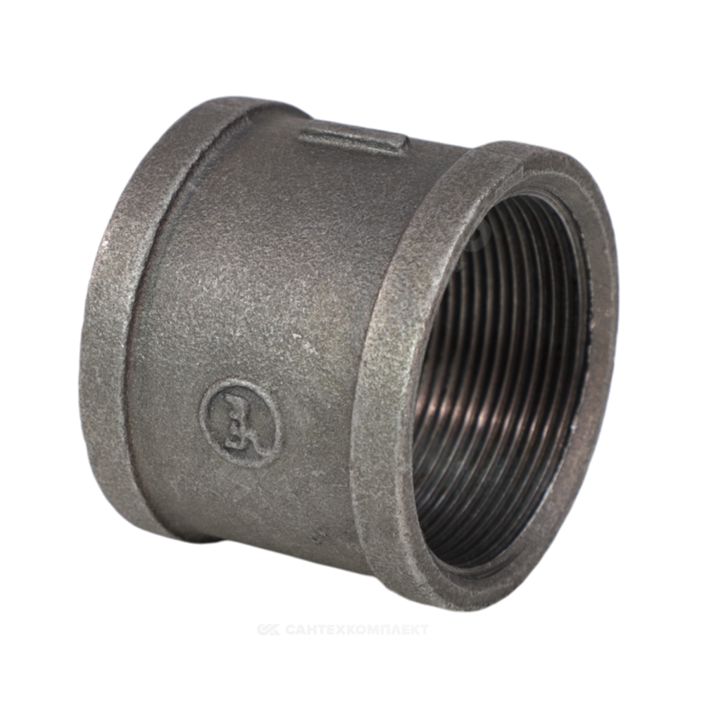 Муфта прямая чугун Ду 40 (1 1/2") ВР Fittex PLUS