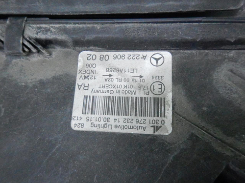 Фара правая Mercedes S W222 (2013-2017) LED