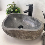 Раковина из речного камня RS-63683 (53*39*15) 0122