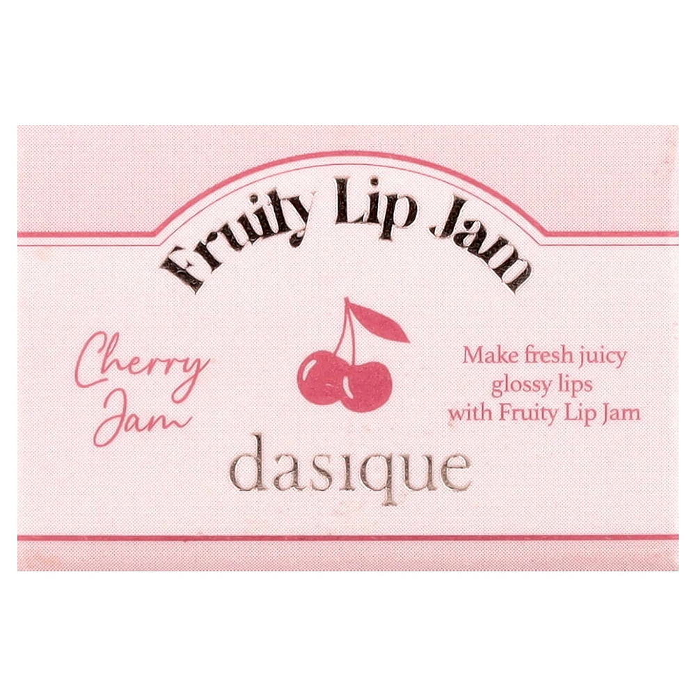 Dasique, Fruity Lip Jam, фруктовый джем, вкус вишневого джема, 4 г (0,14 унции)
