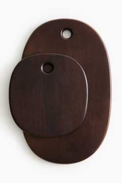 H&M HOME Большая деревянная сервировочная доска, темно-коричневый