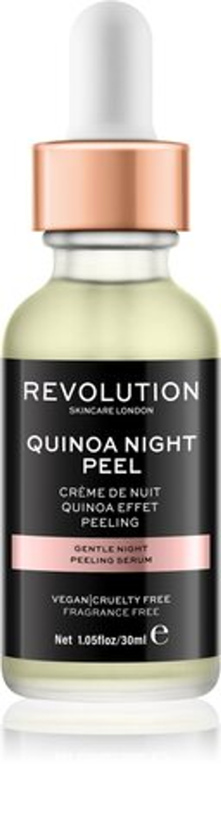 Revolution Skincare Quinoa Night Peel - нежная сыворотка-пилинг на ночь /   30  ml  / GTIN 5057566048569