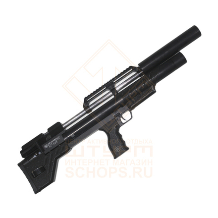 Винтовка пневматическая Krugergun PCP Снайпер буллпап 420 мм, редуктор, cal 6.35, Black