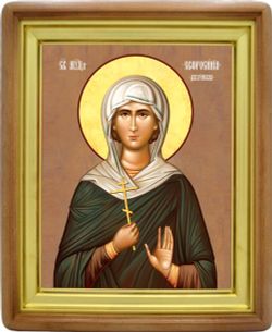 Евфросиния Джуринская святая мученица. Икона на холсте.