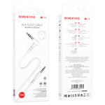 Кабель AUX BOROFONE BL10 (белый) 2м