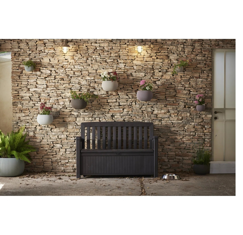Скамья - сундук Keter Patio Bench brown