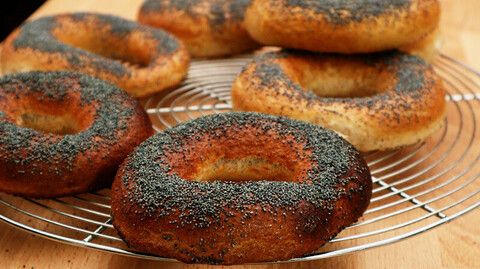 Бублики украинские, с маком (и  на закваске!)